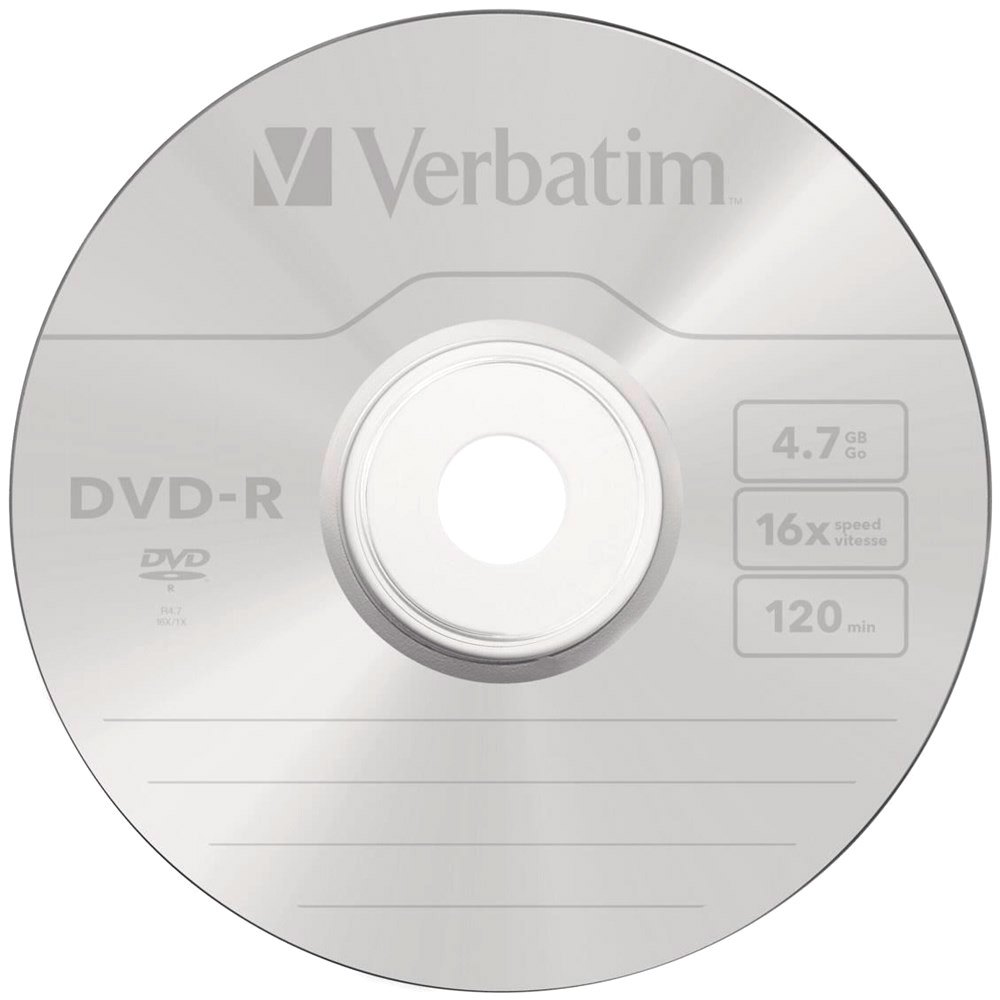 ambition Jabeth Wilson Clancy Verbatim DVD-R 4.7GB 16x Speed 50 Units White | Techinn