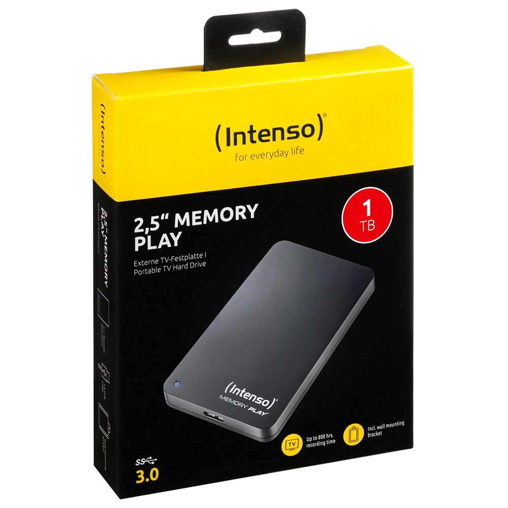 Intenso Memory Play 1TB 2.5 USB 3.0 Ekstern HDD-harddisk