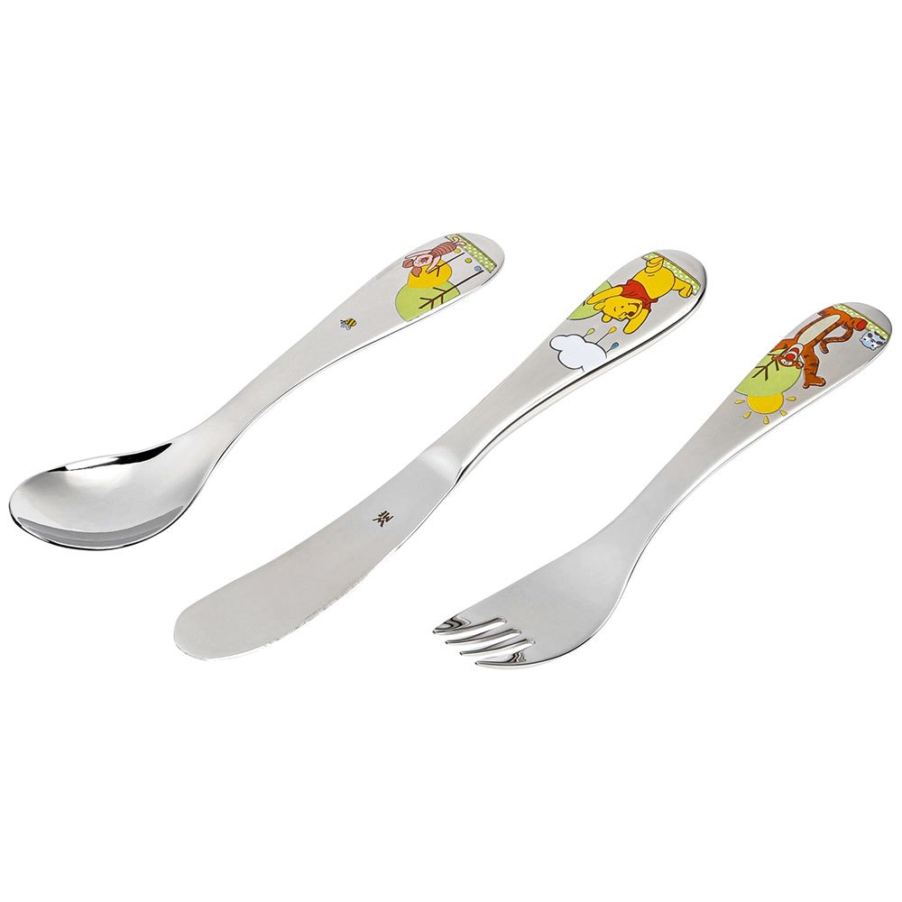 Children's Cutlery Set 3 Piece  Stainless Steel And Plastic Christmas Kids Gift 