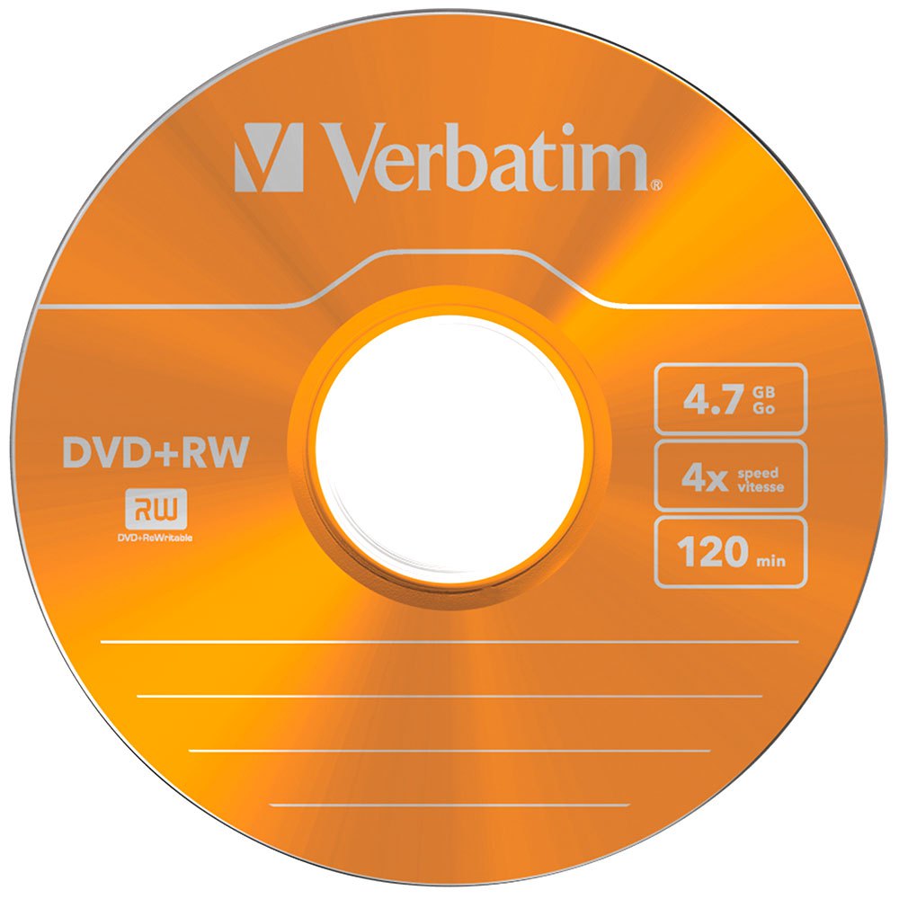 DVD+RW 4.7GB Colore Velocità 5 Unità Multicolor| Techinn