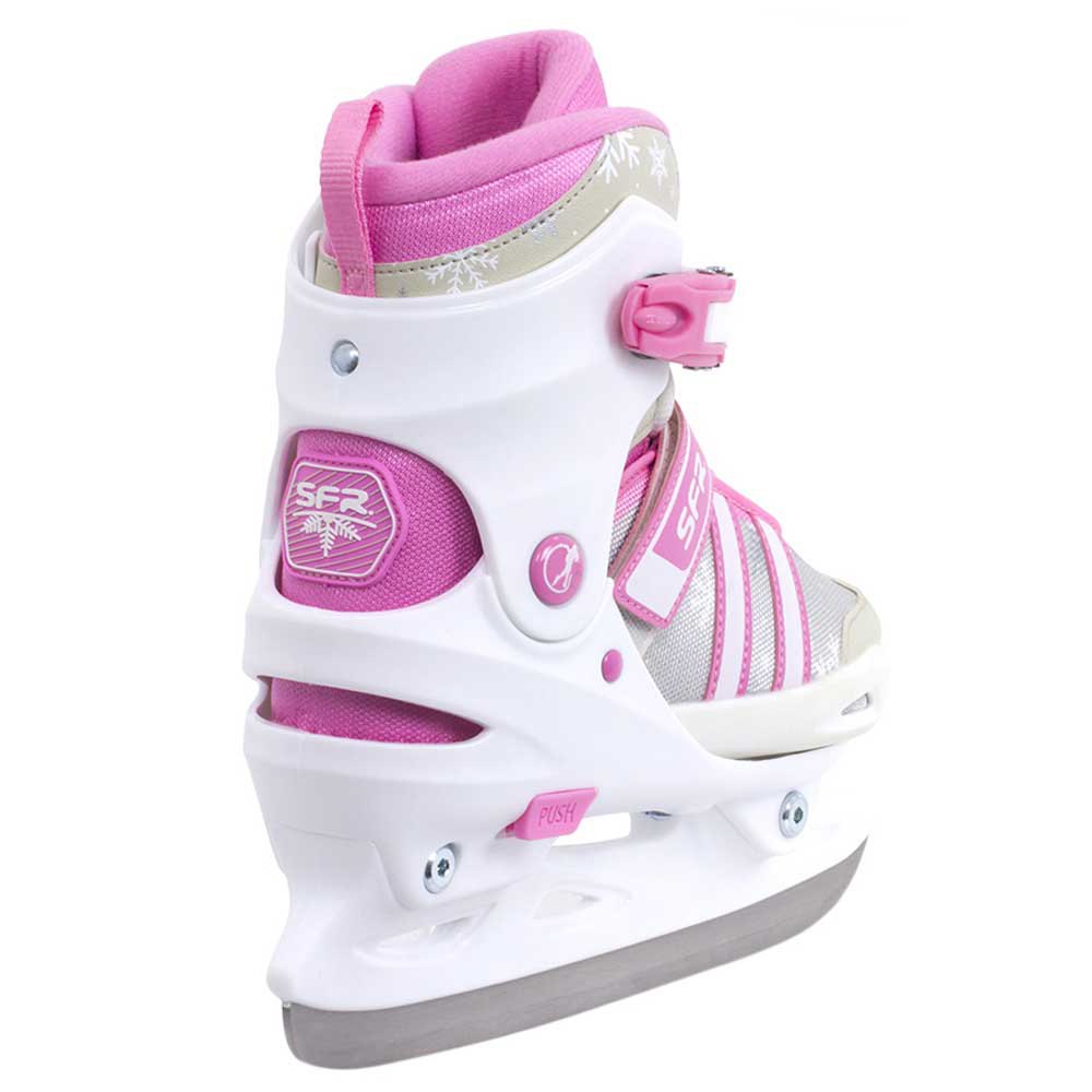 SFR Monrose Verstellbare Junior Mädchen Skates-Rosa/Weiß 
