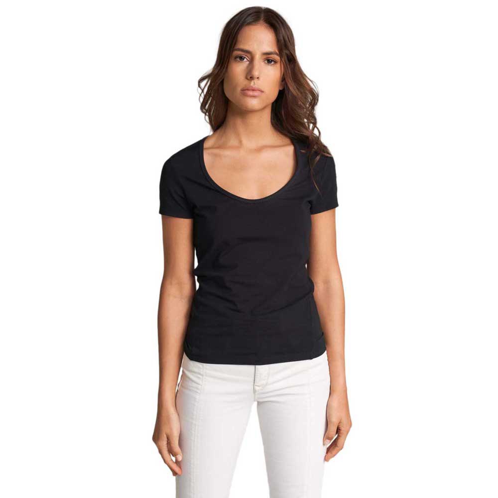 salsa-jeans-t-shirt-a-manches-courtes-timeless-round-neck-lyocell