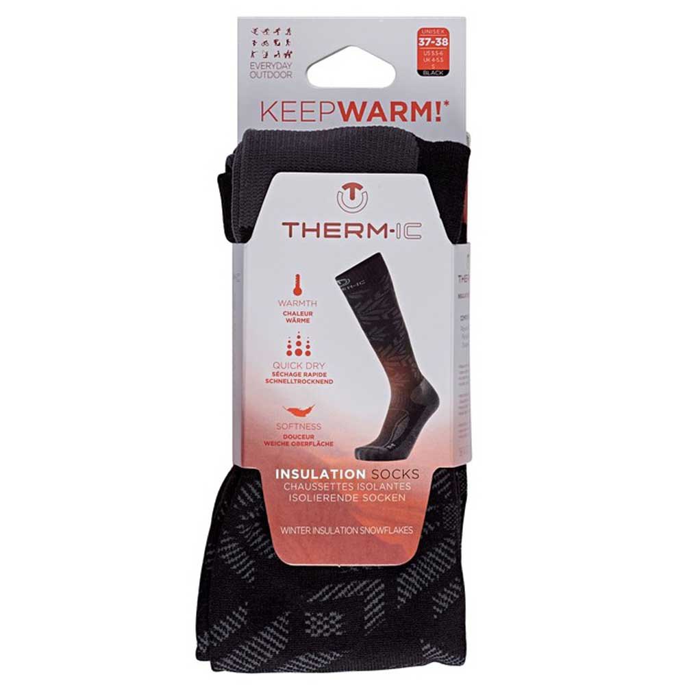 Therm-ic Winter Insulation Snowflakes socks