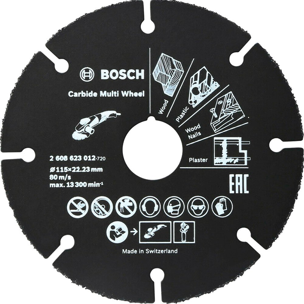 Bosch Multi Material Carbide 125 mm