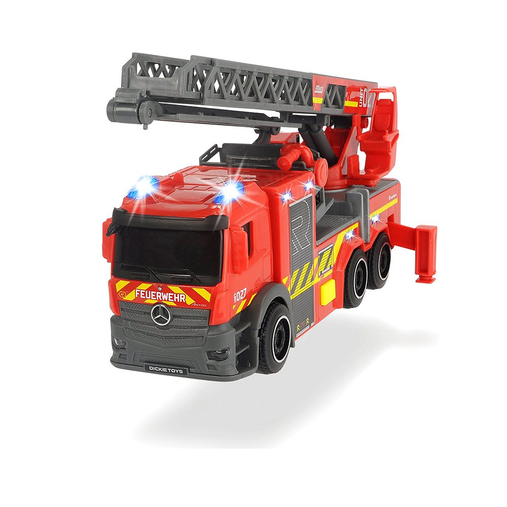 Neu Dickie Toys 203308371 Feuerwehr Leiterwagen Fire Fighter 