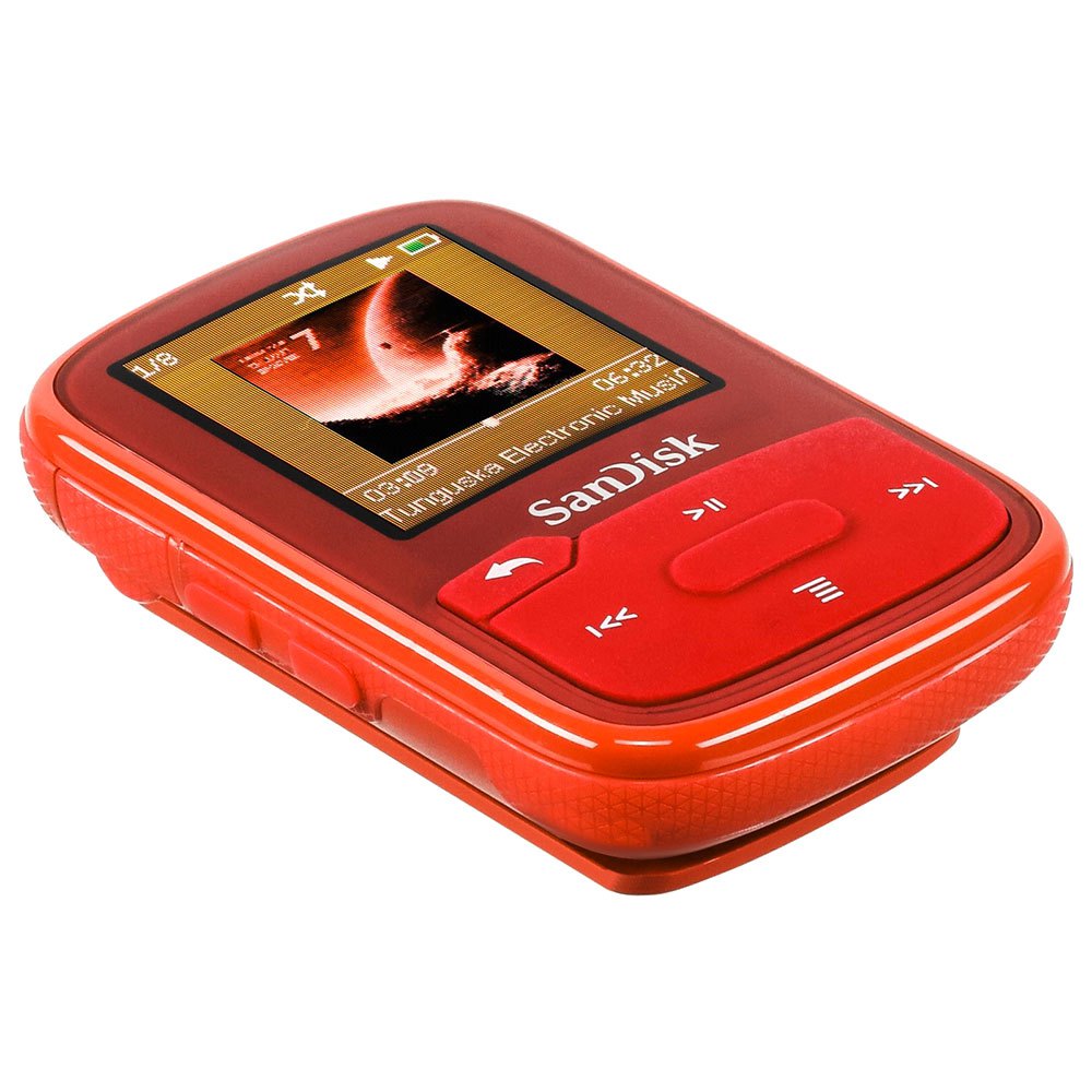 Extreme Reconcile auxiliary Sandisk Clip Sport Plus 16GB Player Red | Techinn