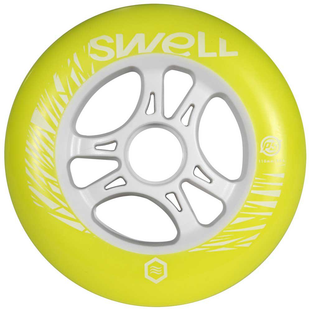 Swell 110mm SHR 86a set of 8 wheels yellow or white NEW! 