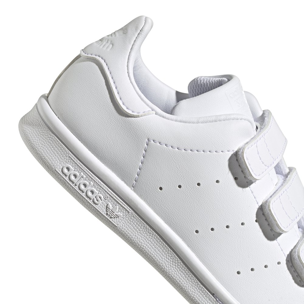 fortvivlelse Øl oversætter adidas Originals Stan Smith CF Velcro Trainers Child White| Kidinn