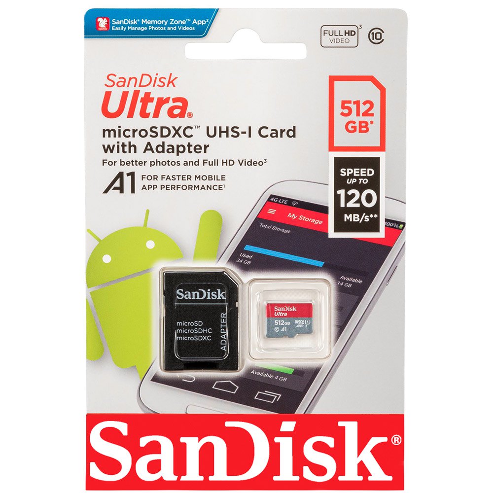 San Disk Ultra microSDカード512GB