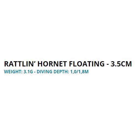 Salmo Crankbait Rattlin Hornet Floating 35 Mm 3.1g