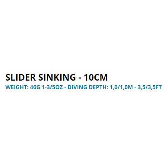 Salmo Crankbait Sans Lèvres Slider Sinking 100 Mm 46g