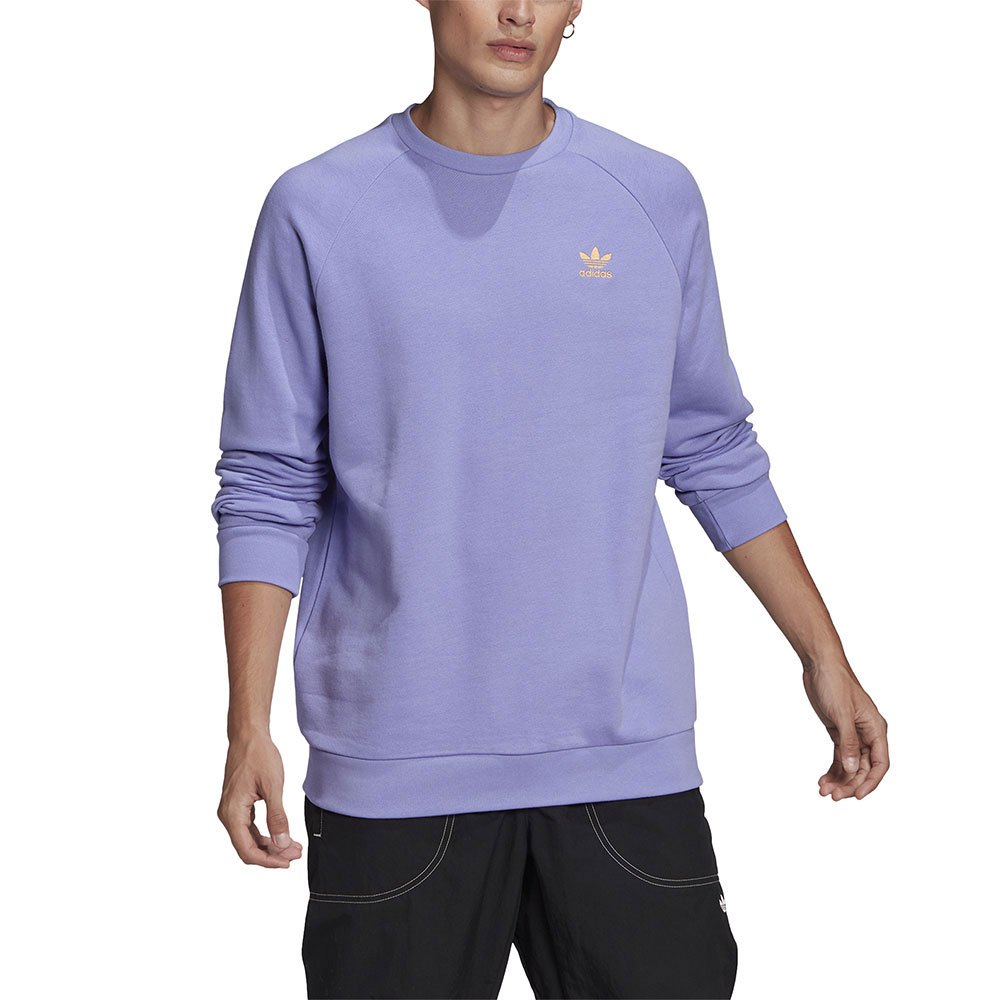 Ung dame Udelukke visdom adidas Originals Trefoil Essentials Sweatshirt Purple | Dressinn