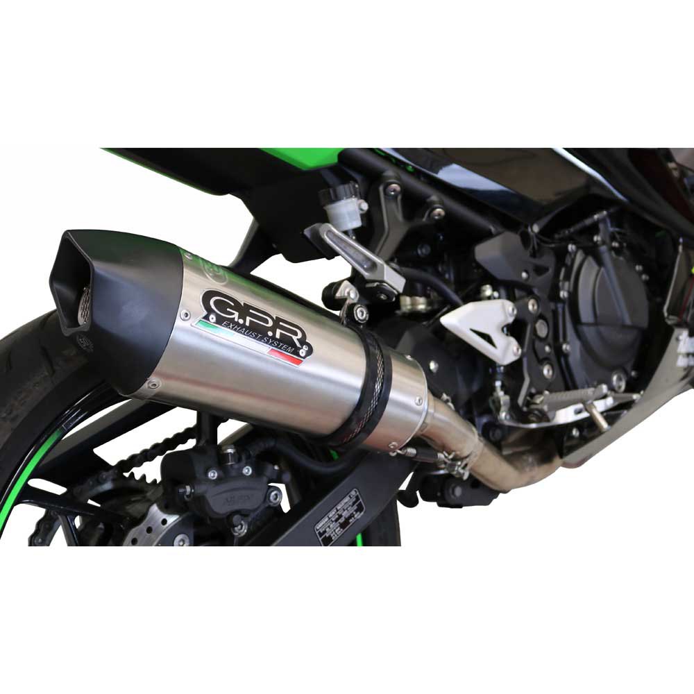 GPR Exhaust Systems マフラー GP Evo4 Titanium Slip On Ninja 400 18-20 Euro 4  Homologated