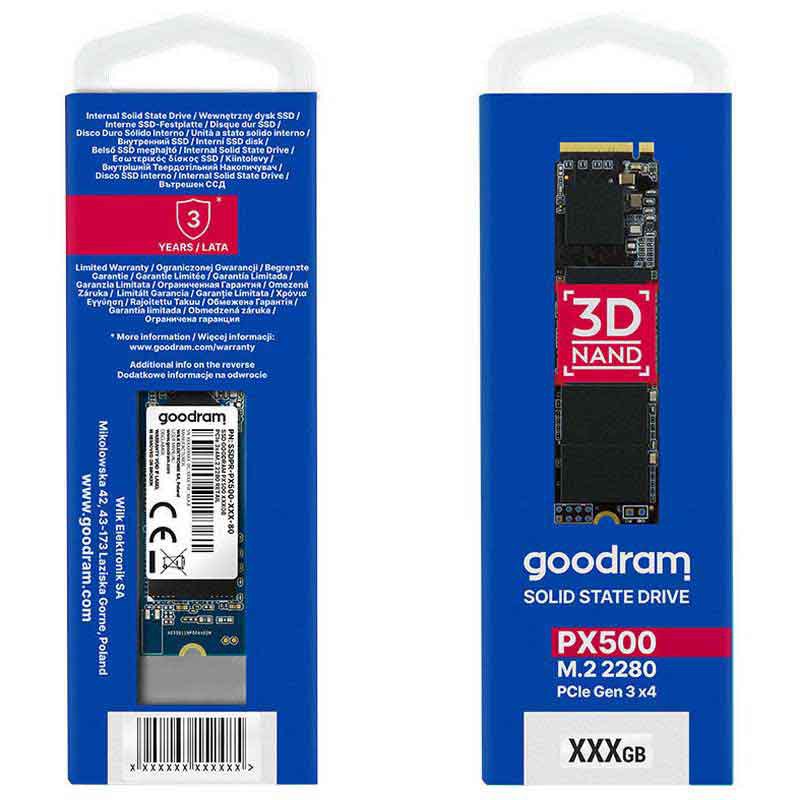 Goodram PX500 256GB Gen.3 SSD M.2
