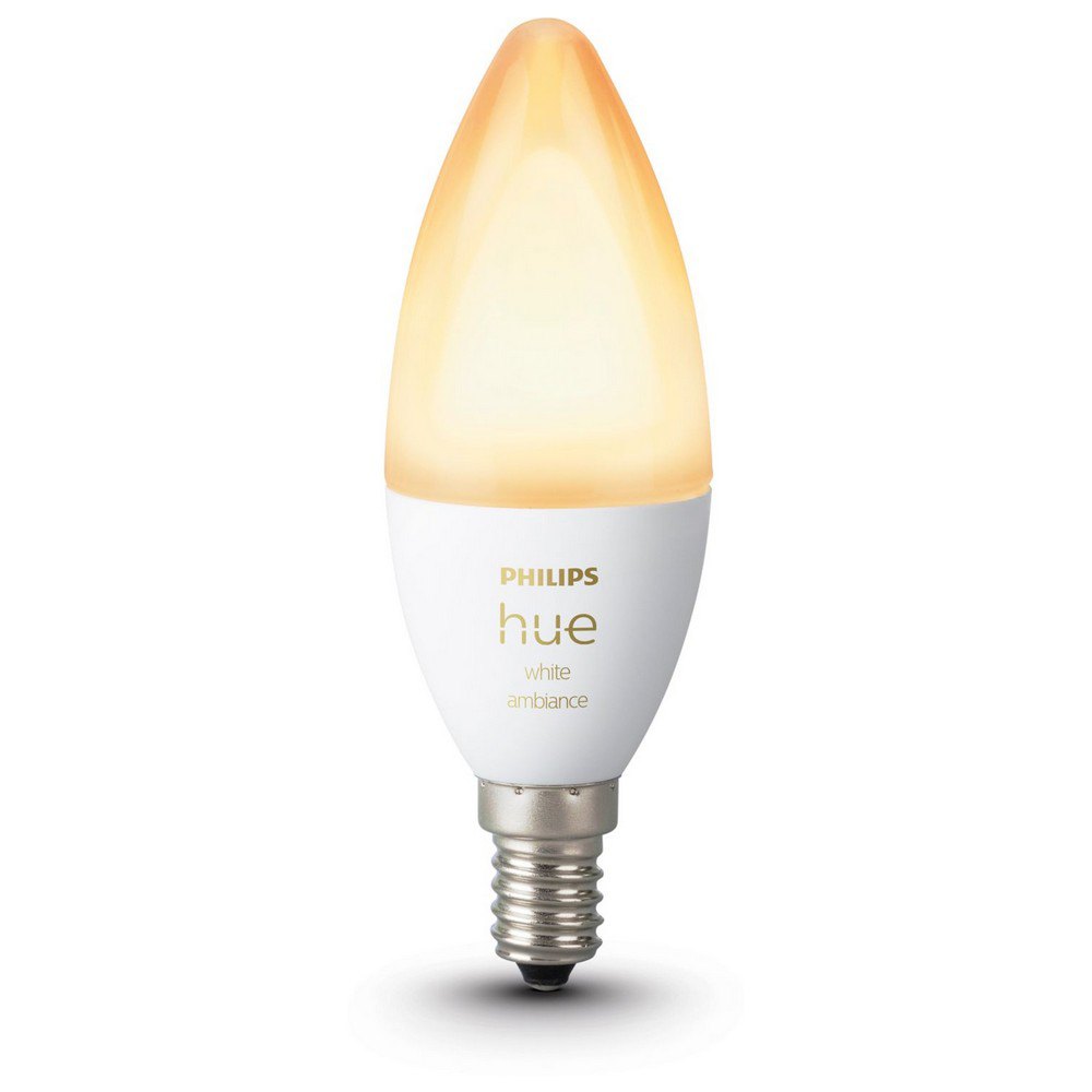 Philips Hue White Ambiance LED E14 Bulb 2 Pack