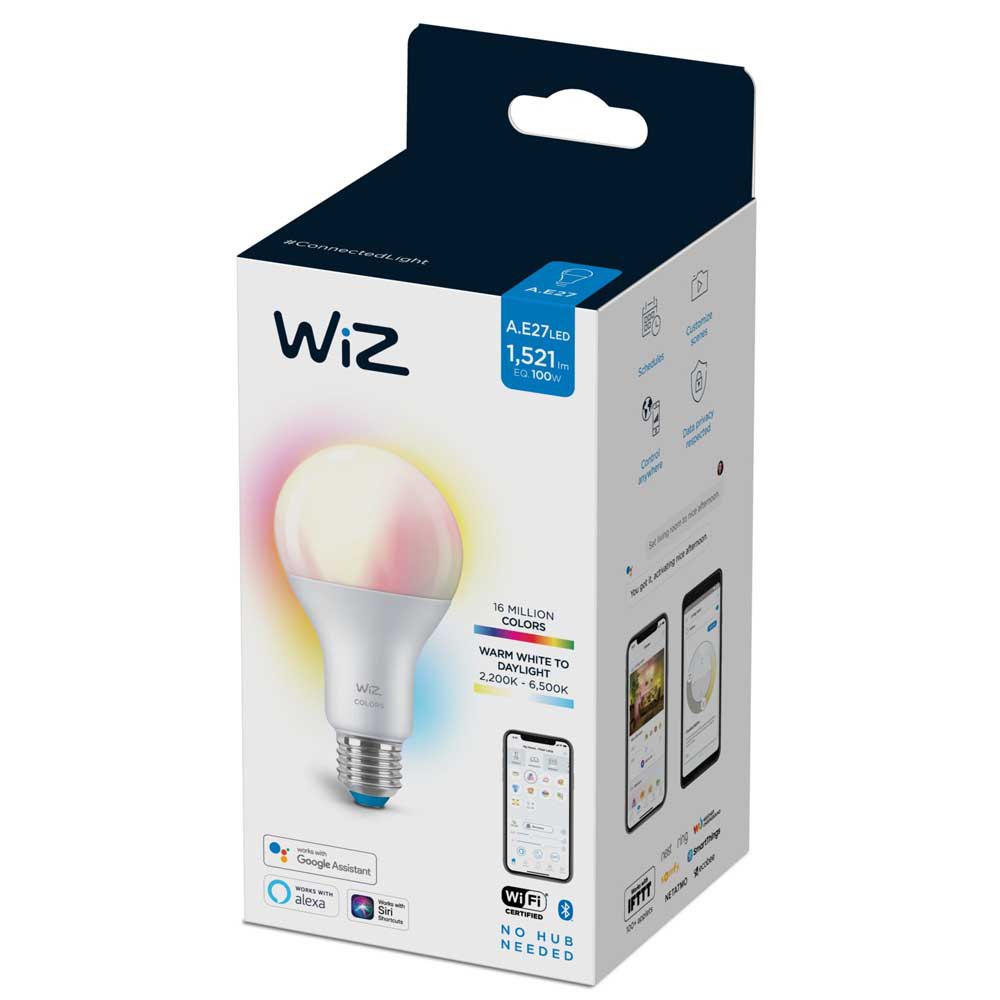 Konserveringsmiddel hjælpeløshed Brandmand Wiz Bluetooth&WiFi E27 LED Bulb RGB Multicolor | Techinn