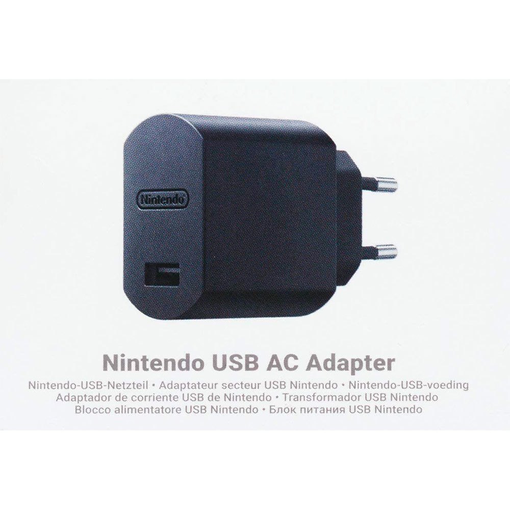 Sandet snigmord Påstand Nintendo USB AC Adapter Switch Sort | Techinn