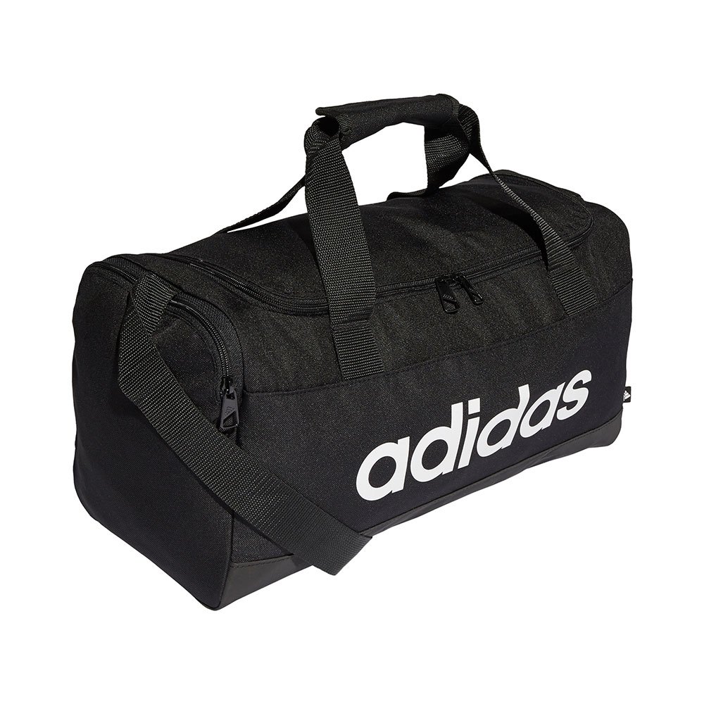 adidas Synthetik Essentials Logo Duffelbag Medium in Schwarz Damen Taschen Reisetaschen und Koffer 