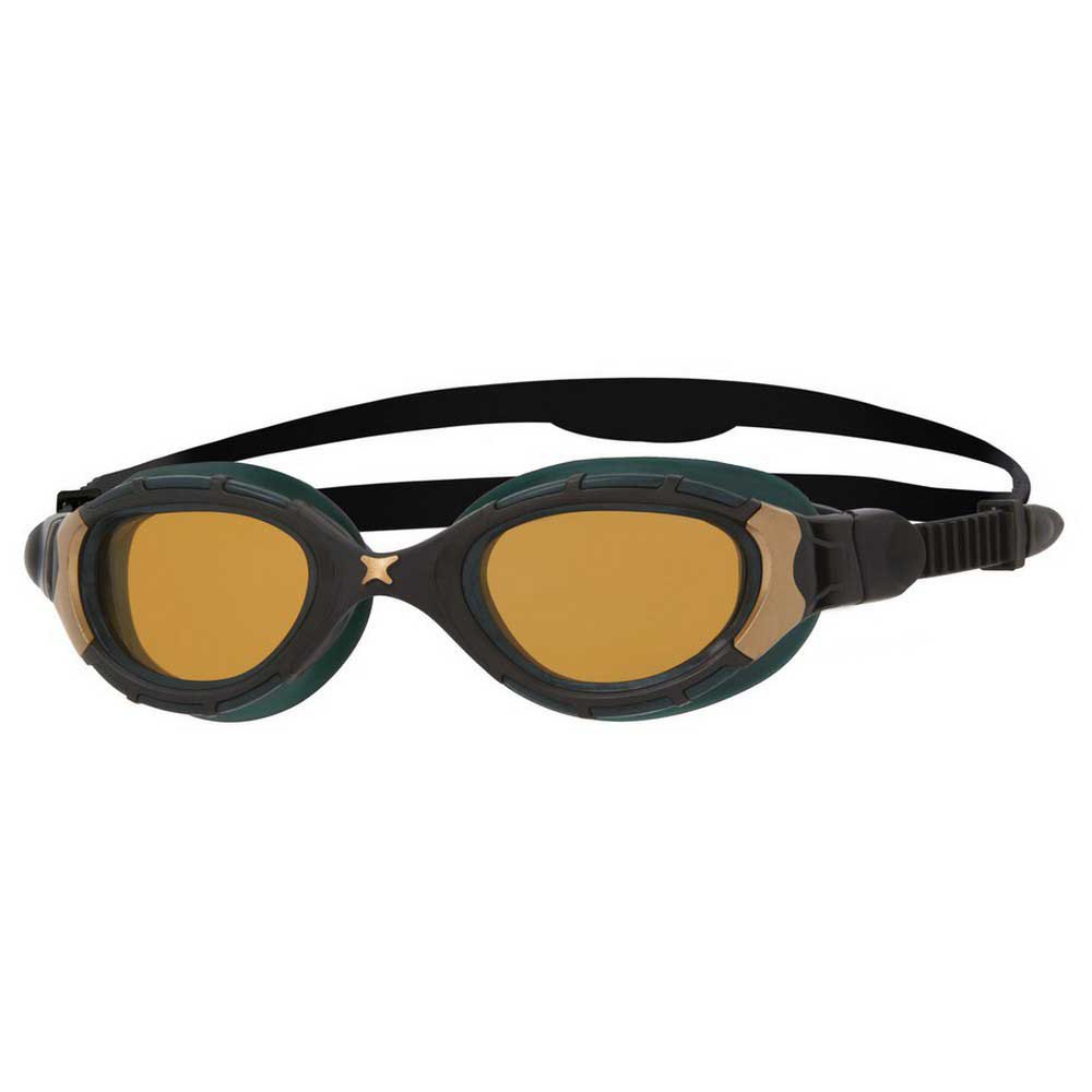Zoggs Predator Flex Polarized Ultra Reactor Goggles M blu/argento metallizzato/rame 2020 occhialino da nuoto 