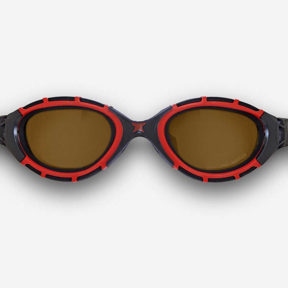 Zoggs Predator Flex 2.0 Polarized Ultra Adult Swimming Goggles UV Blue/Copper 
