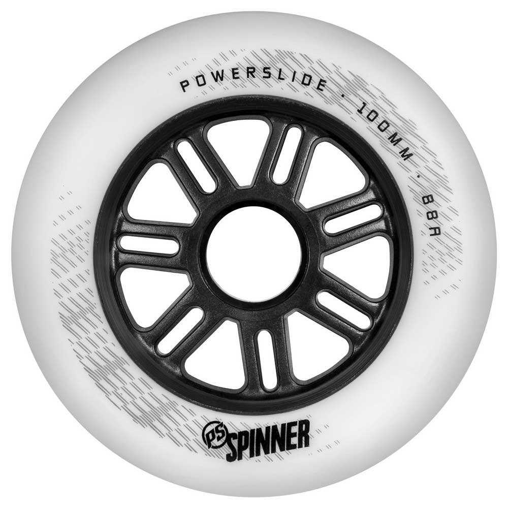 Powerslide Spinner Wheels 84mm white Inline Skate Rollen weiß NEU 