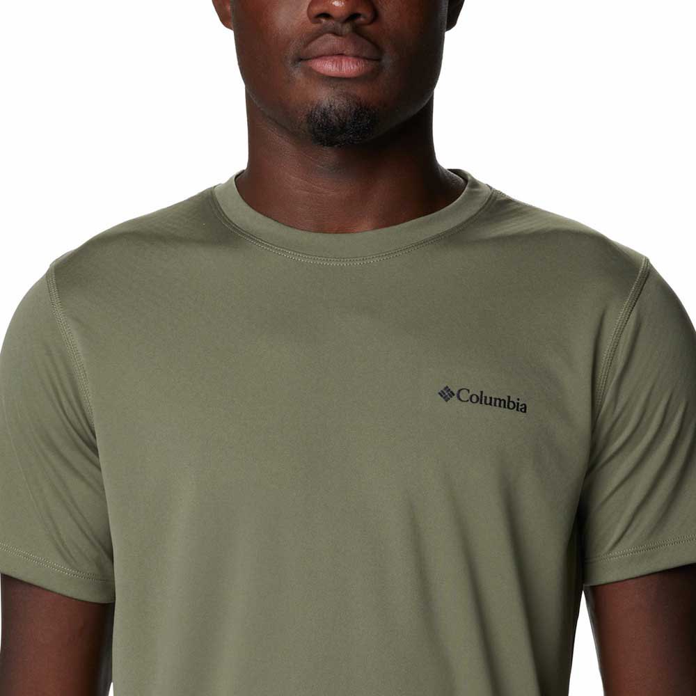 Poliestere Columbia T-Shirt a Maniche Corte da Uomo Zero Rules Short Sleeve Shirt 
