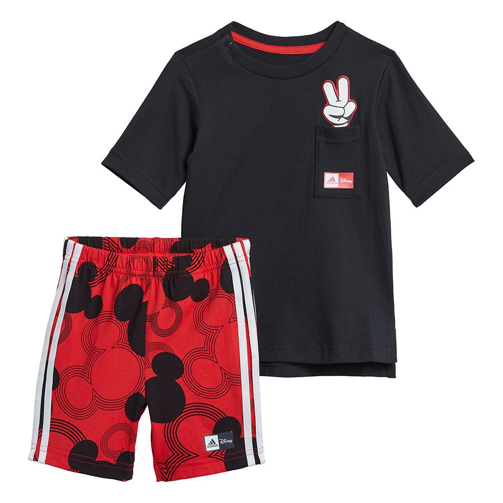 Changes from at least Ship shape adidas Disney Mickey Mouse Summer Set Black | Kidinn