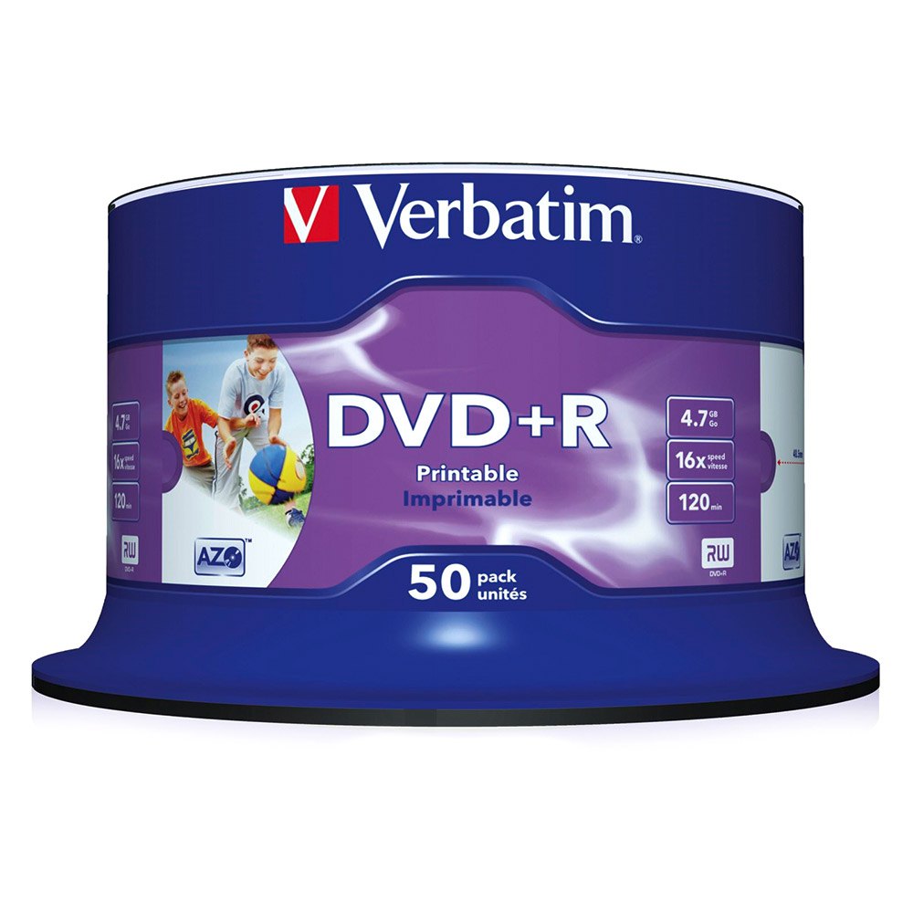 Verbatim 50 DVD+R 4.7GB 16x CD-DVD-Bluray