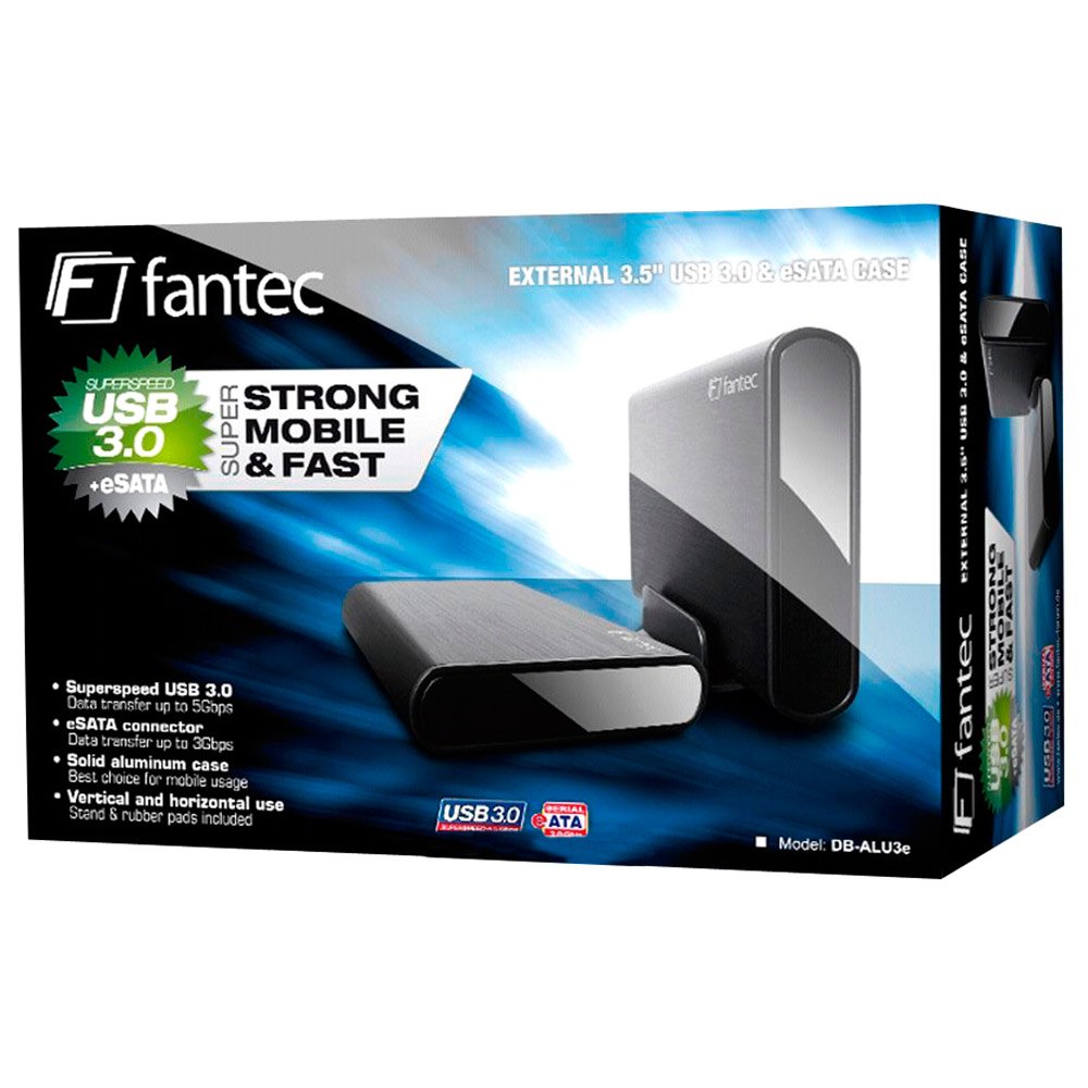 Fantec 外付けハードドライブエンクロージャ DB-ALU 3 3.5 Box USB 3.0