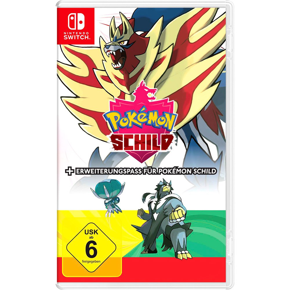 Yellow| Switch Game Nintendo Pokemon Techinn Schild+Erweiterungspass