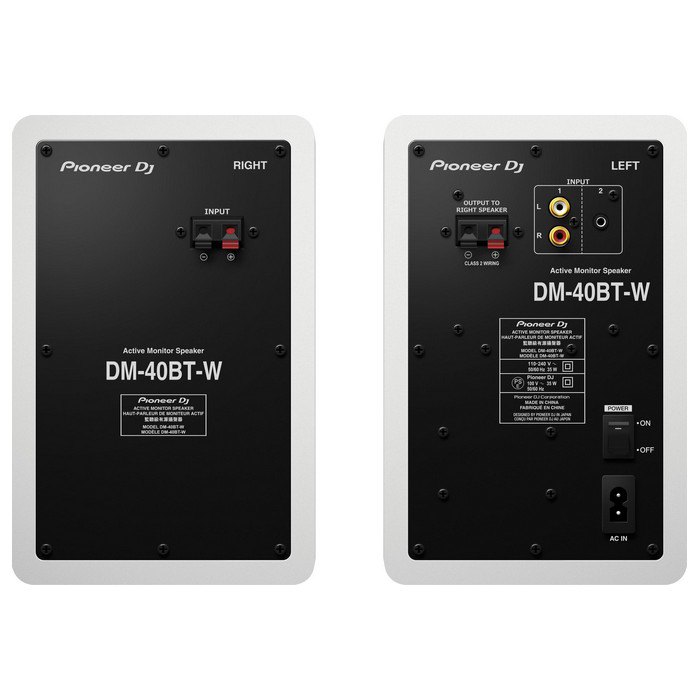 Pioneer dj DM-40BT Sistema De Altavoces Monitor De Escritorio Con Bluetooth 4´´
