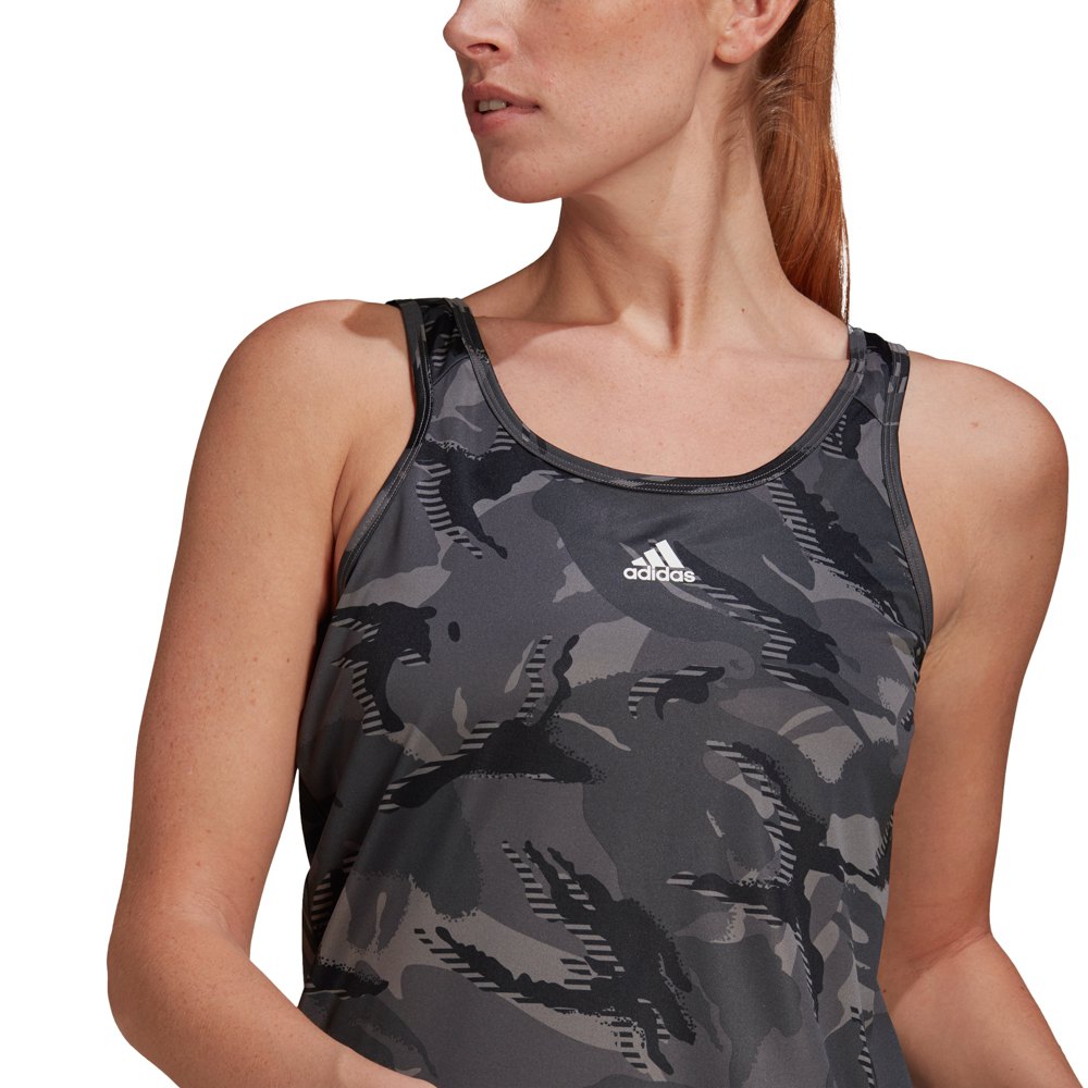 adidas Ärmlös T-Shirt Aeroready Designed 2 Move Camouflage-Print
