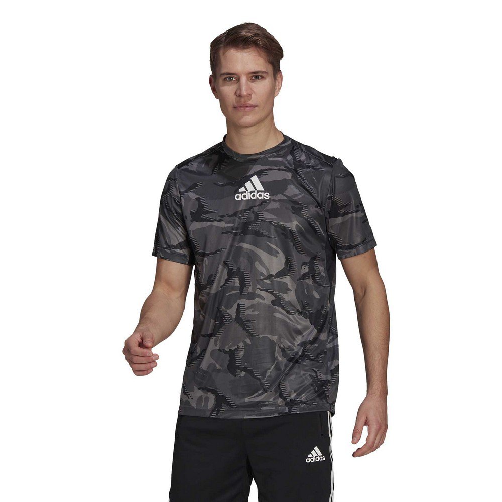 adidas Designed To Move Aeroready Camouflage Graphic Short Sleeve T-Shirt