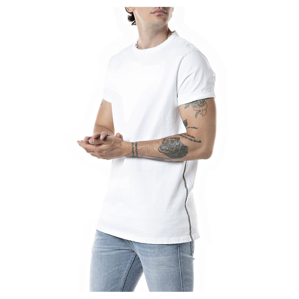 sacred Mindful Attentive Replay M3405.000.2311 Short Sleeve T-Shirt White | Dressinn