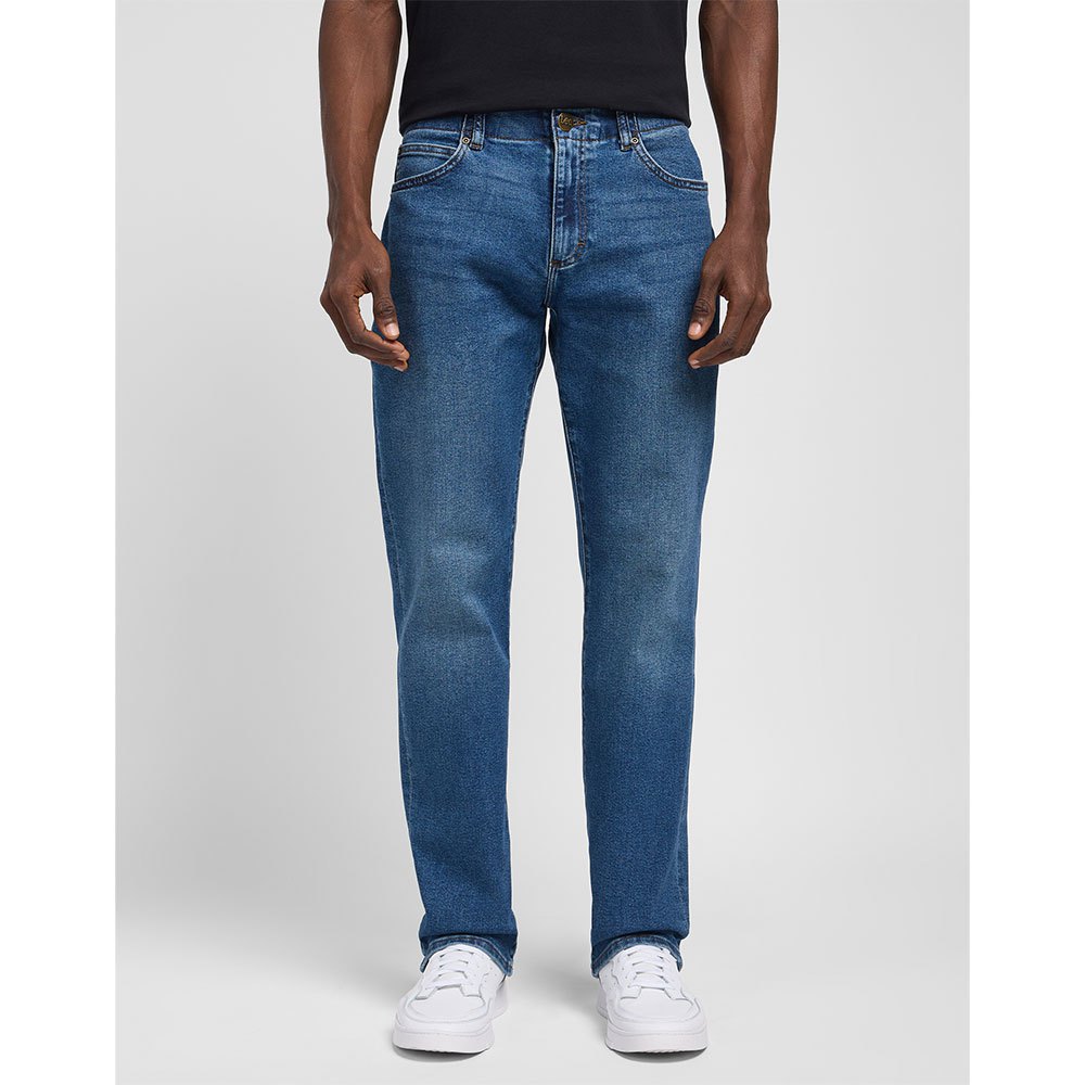 58W x 32L Blue Strike Visita lo Store di LeeLee Men's Big & Tall Performance Series Extreme Motion Athletic Fit Tapered Leg Jean 