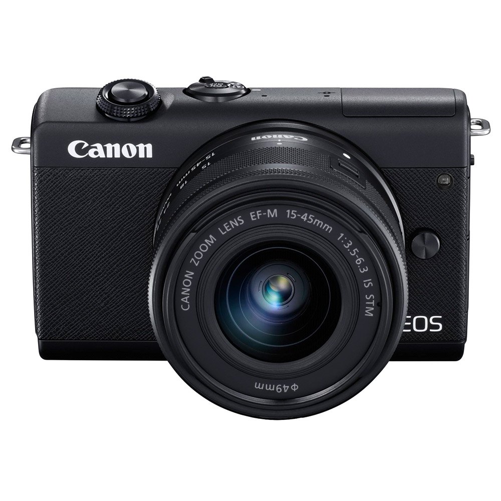 Canon EOS M200 Kit+EF-M 15-45+55-200 IS STM Camera