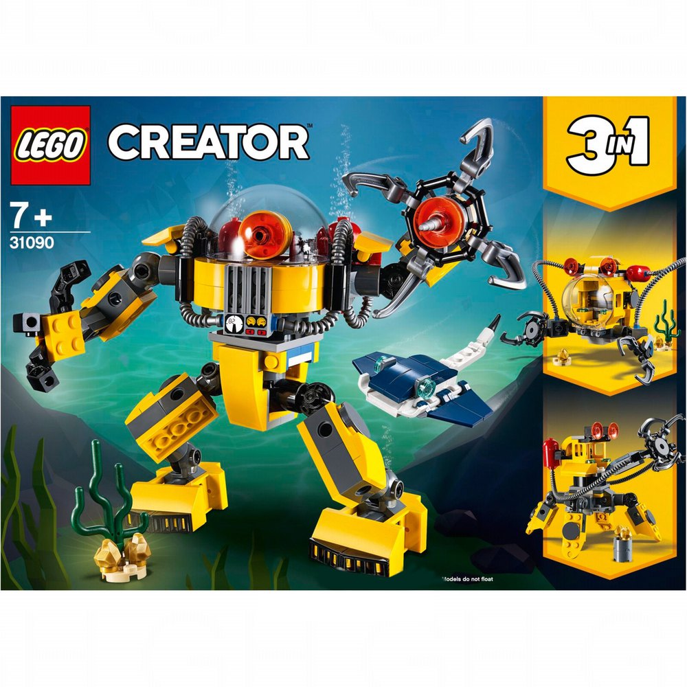The sky Glorious Similar Lego Creator 31090 Underwater Robot Multicolor | Kidinn
