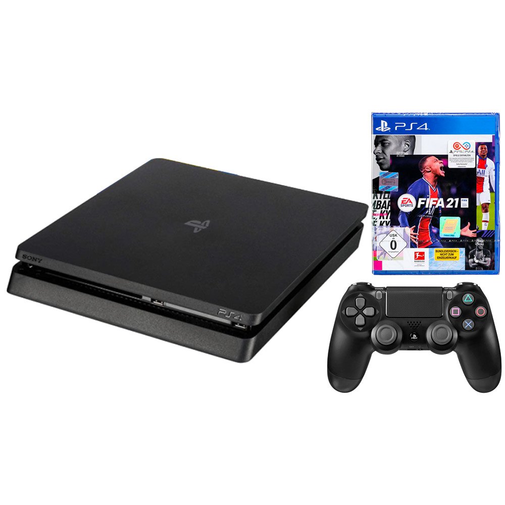 Sony PS4 Slim 500GB Console+FIFA21 Game Black | Techinn