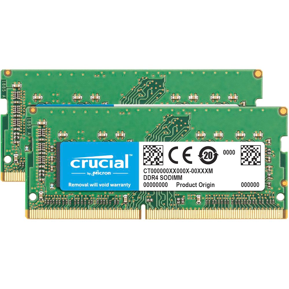 Crucial RAM 64GB Kit 2x32GB DDR4 2666 MHz CL19 Desktop Memory CT2K32G4DFD8266 