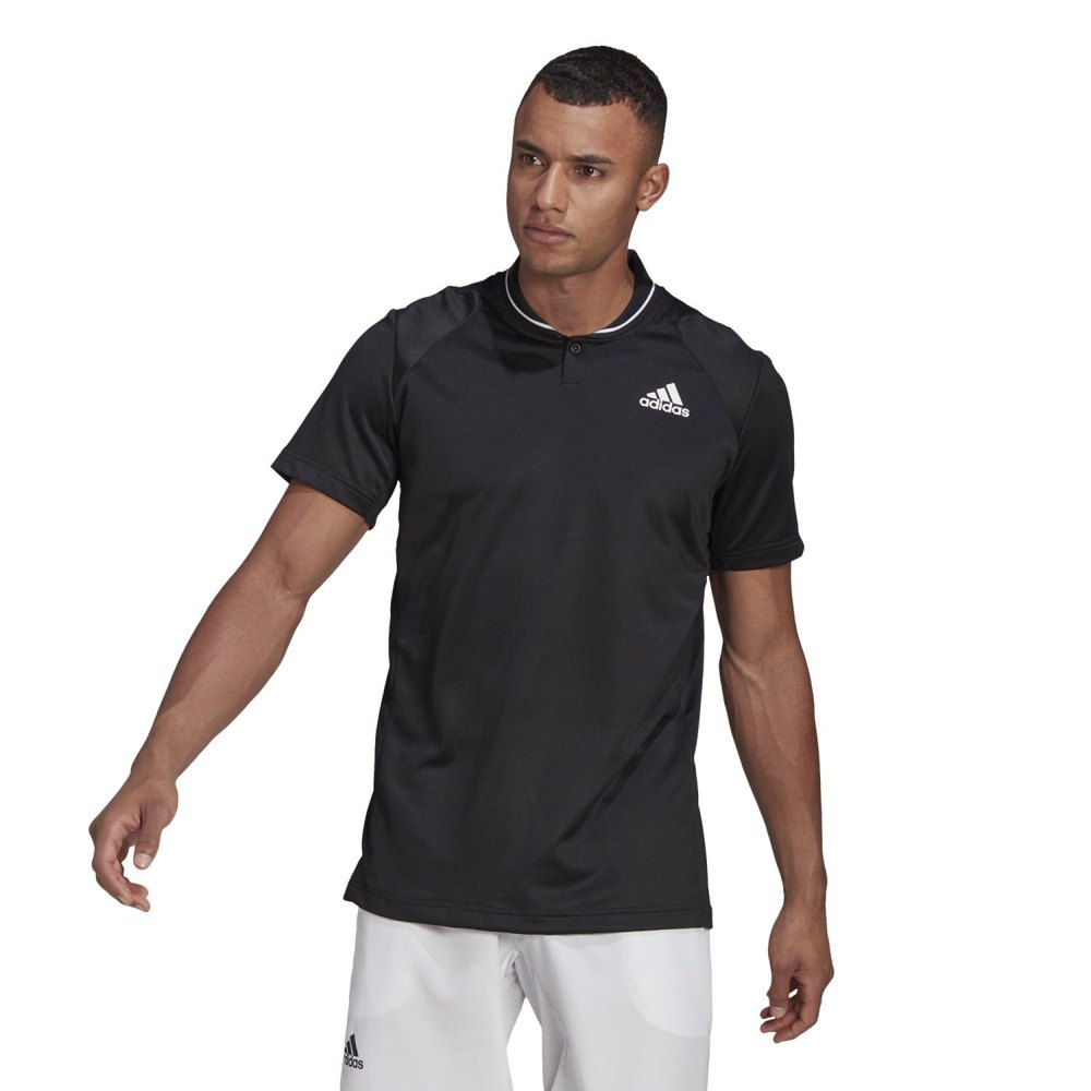 adidas Club Tennis Ribbed Kurzarm-Poloshirt
