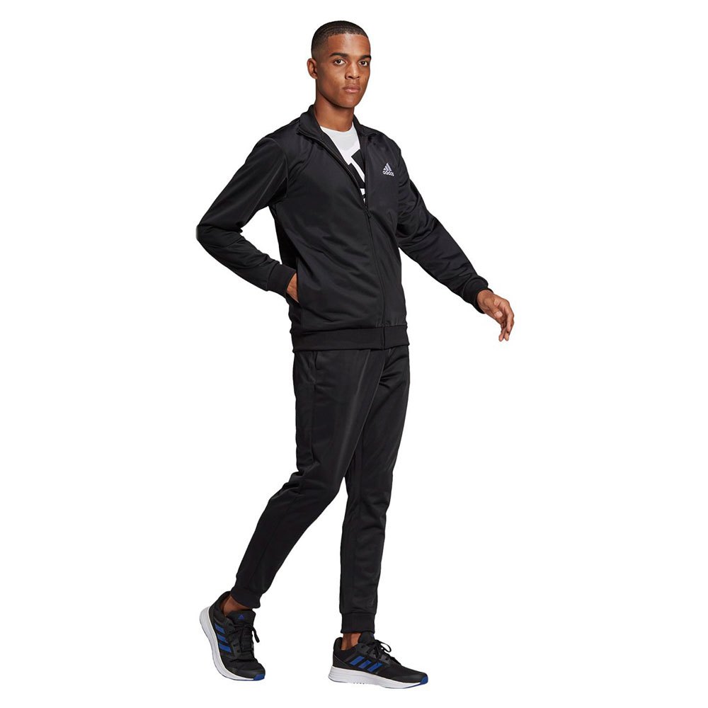 prisión Reverberación par adidas Sportswear Chándal Primegreen Essentials Linear Logo Negro| Goalinn