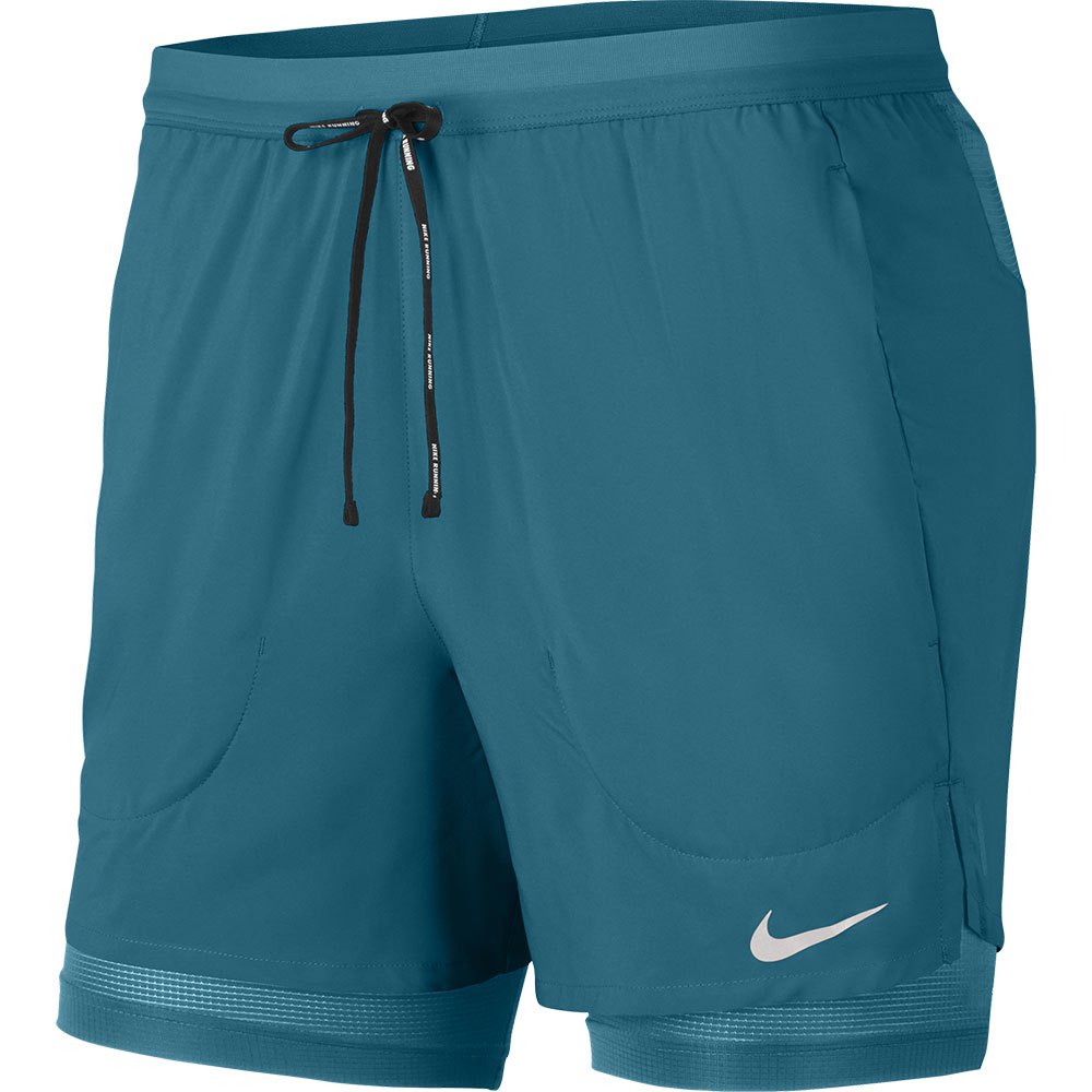 creëren Min Boodschapper Nike Dri-Fit Flex Stride 2 In 1 5´´ Short Pants Blue| Runnerinn