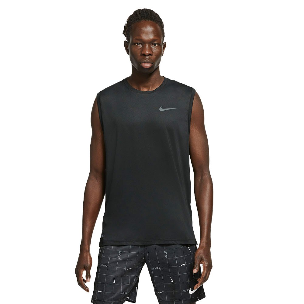 gewoon Langskomen inspanning Nike Pro Dri Fit Hyper Dry Sleeveless T-Shirt Black | Traininn