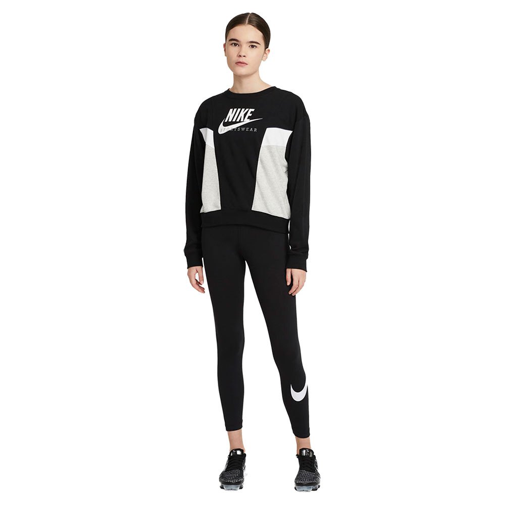 Nike Mallas Sportswear Essential Swoosh Graphic Tiro Medio