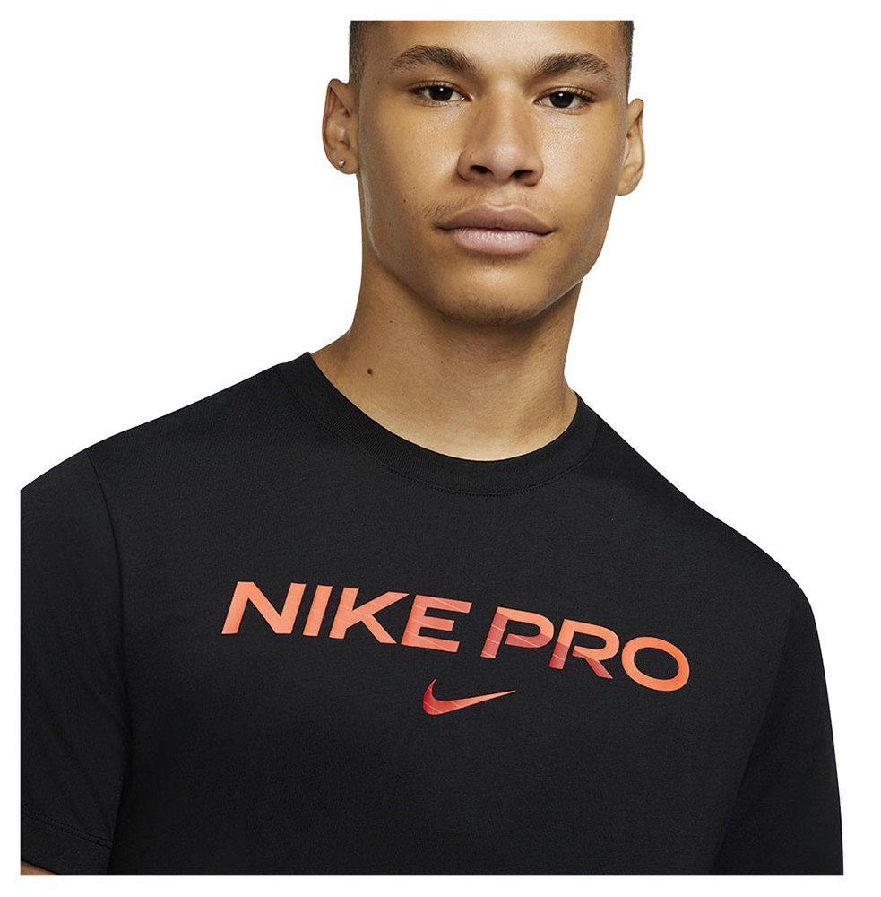 fuego amargo Moler Nike Pro Dri Fit Short Sleeve T-Shirt Negre | Traininn