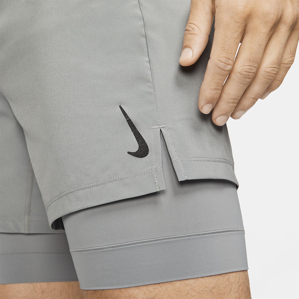 Nike Calças Curtas Yoga Dri-Fit Active 2 In 1
