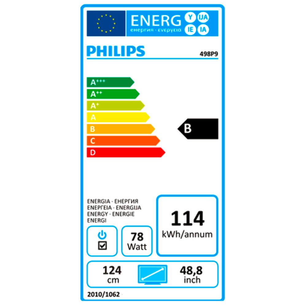 Philips 498P9 38.8´´ DQHD LED skjerm