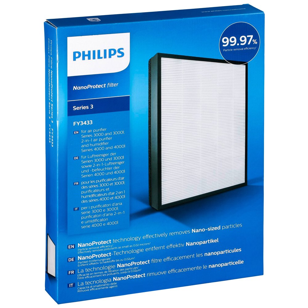 Awaken Incessant malt Philips FY 3433/10 Replacement Filter White | Techinn