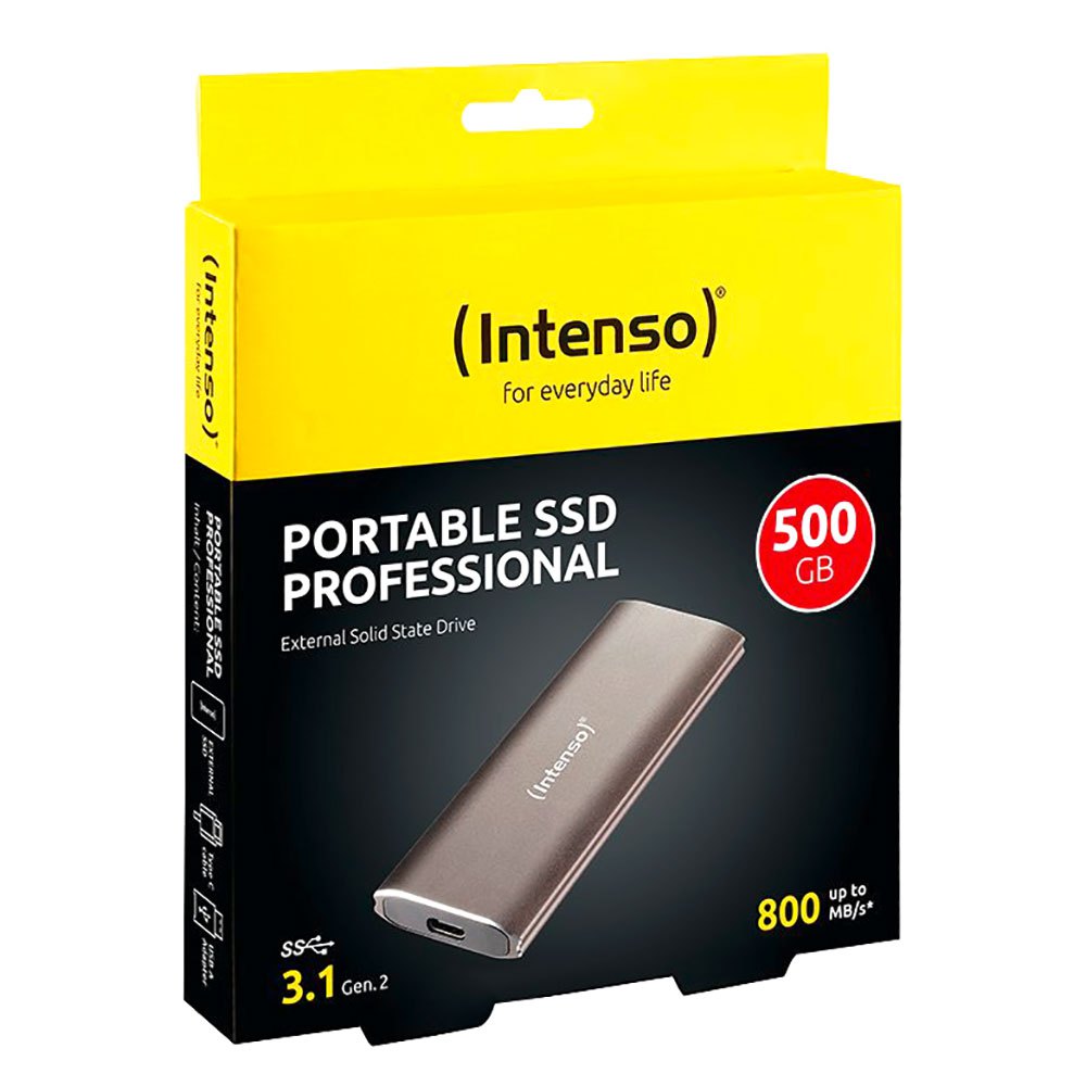 Intenso SSD Externe 500GB USB 3.1 Gen.2 Type C/USB A