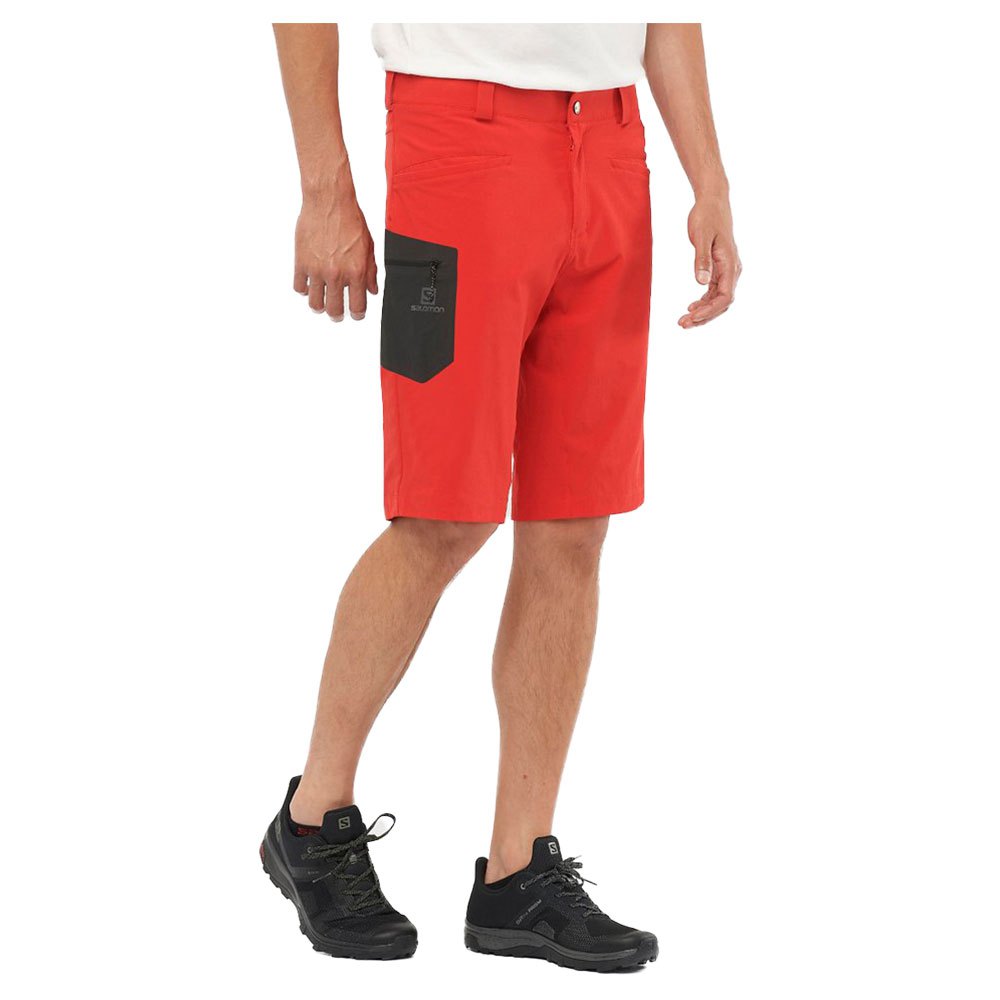 trunk Rainy Match Salomon Wayfarer Short Pants Red | Runnerinn